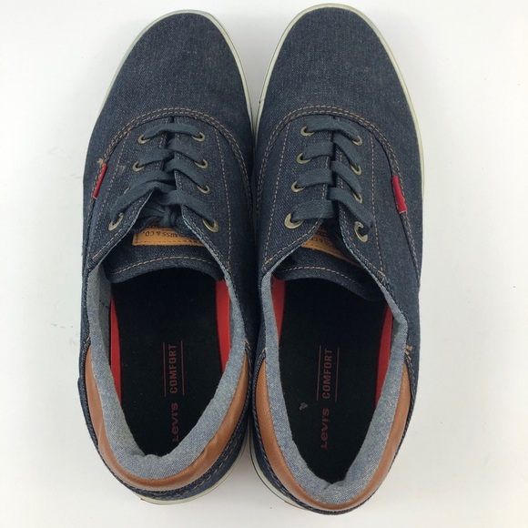 Levi’s Shoes Mens 13 Ethan Denim II Canvas Sneakers - Picture 7 of 15